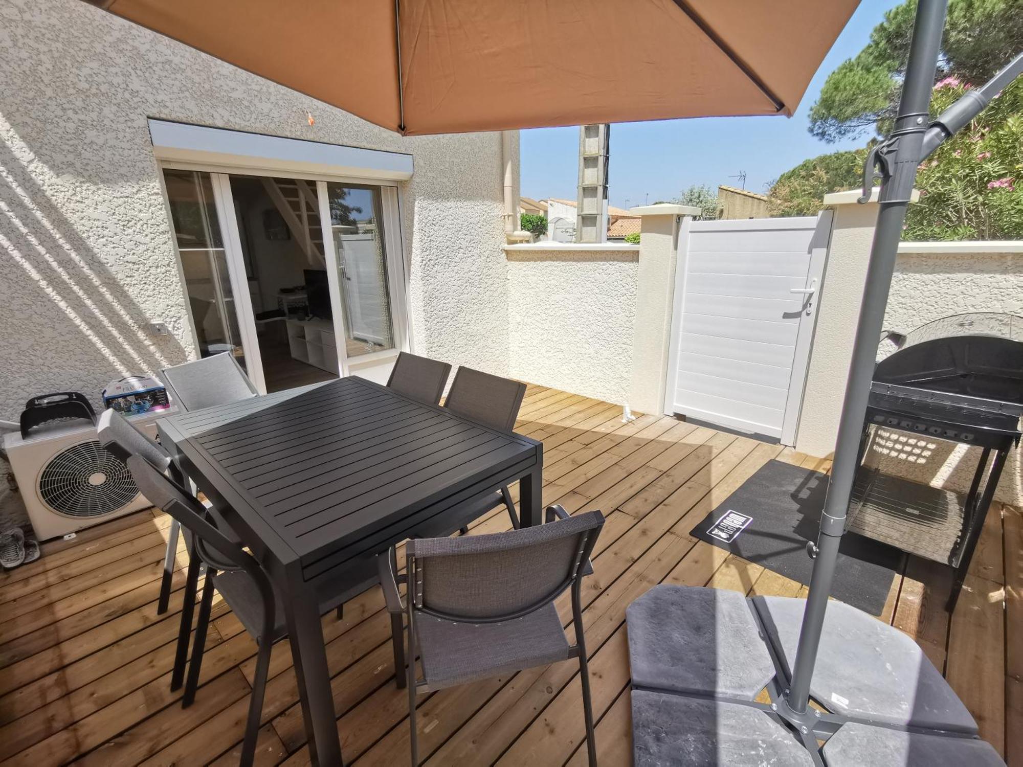 Maison Renovee A Marseillan Plage Экстерьер фото